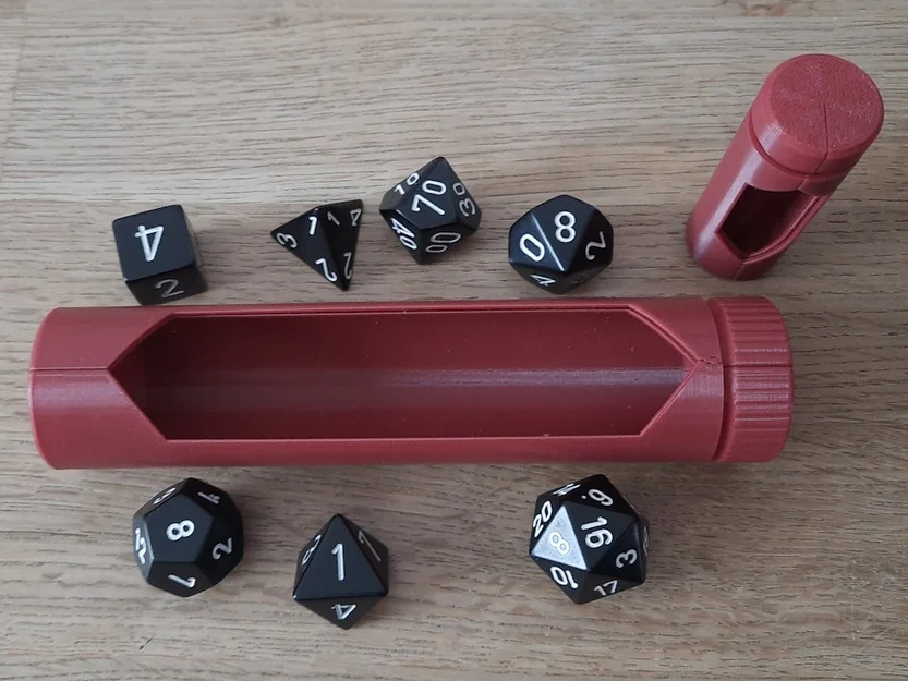Ống đựng xúc xắc xoắn tối giản (vase mode) | minimalistic twist dice tube - Image 2