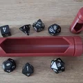 Ống đựng xúc xắc xoắn tối giản (vase mode) | minimalistic twist dice tube - Thumbnail 2