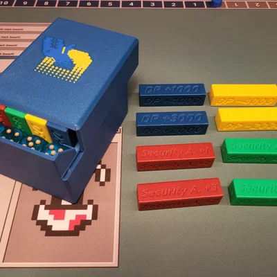 Bộ Marker (Counter) Digimon và Hộp đựng