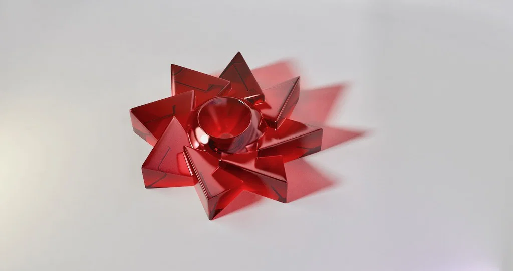 Flower Rotator – Điêu khắc toán học thanh lịch - Image 1