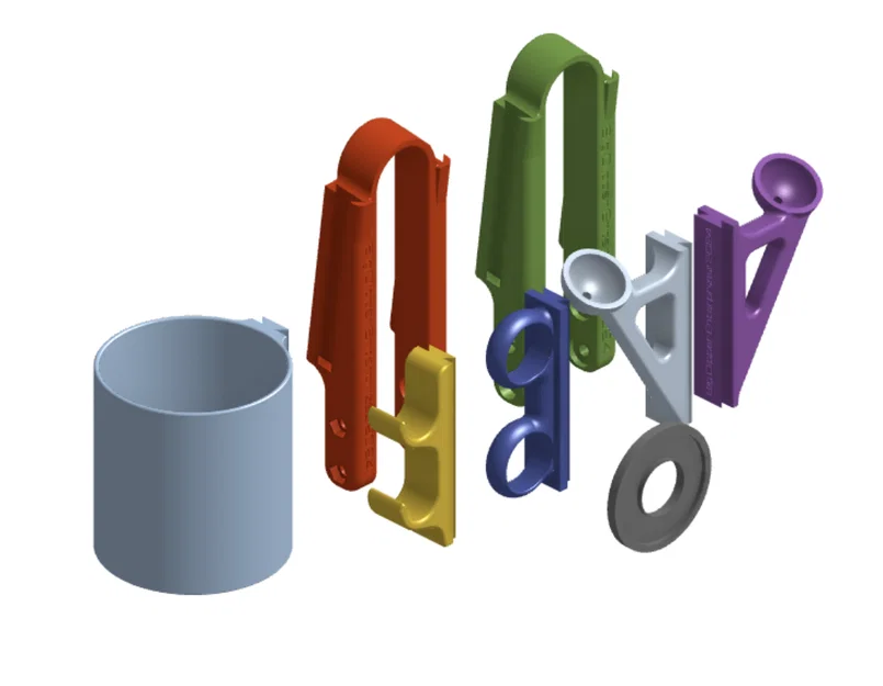 Nexus Rollator Walker Cup and Accesory Holder Ver 1.2 - Image 3