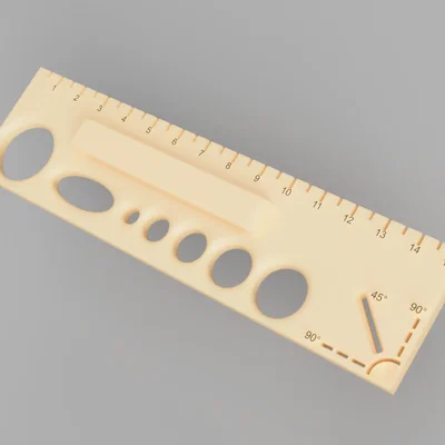 Thước Học Đường Đa Năng (Multifunctional School Ruler)