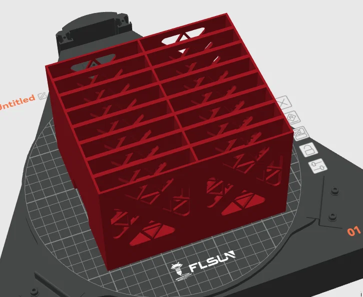 Hộp lưu trữ điện thoại 16 ngăn (Phone Storage Box) in 3D tiện lợi - Image 1