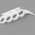 Dao rạch thùng cá tính thiết kế kiểu Brass Knuckle cho máy in 3D - Thumbnail 1