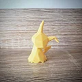 Mô hình Mimikyu Low Poly Pokémon siêu đáng yêu để in 3D - Thumbnail 1