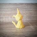 Mô hình Mimikyu Low Poly Pokémon siêu đáng yêu để in 3D - Thumbnail 2