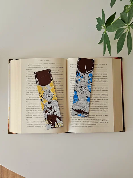 Zenitsu & Inosuke - Bộ Bookmark Demon Slayer Set 2/8 - Image 2