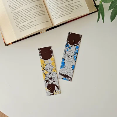 Zenitsu & Inosuke - Bộ Bookmark Demon Slayer Set 2/8