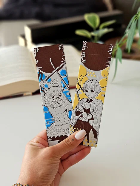 Zenitsu & Inosuke - Bộ Bookmark Demon Slayer Set 2/8 - Image 5