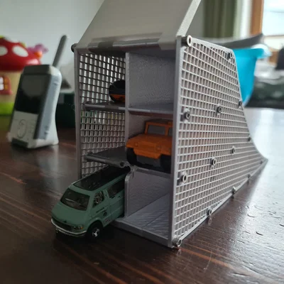 Hộp du lịch / Garage / Dốc (Ramp) cho xe Matchbox hoặc Hot Wheels