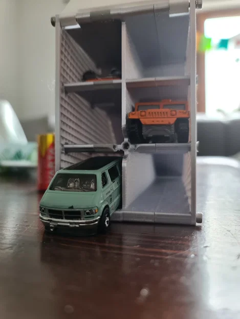 Hộp du lịch / Garage / Dốc (Ramp) cho xe Matchbox hoặc Hot Wheels - Image 4