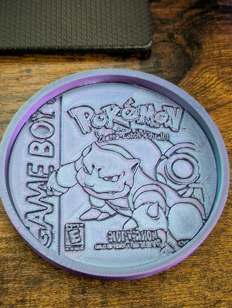 Bộ đế lót ly Pokemon Box Art - Đồ trang trí retro cho game thủ - Image 3