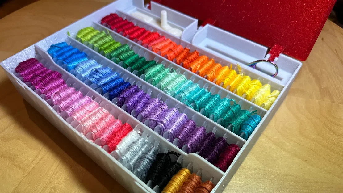 Bộ tổ chức chỉ thêu / chỉ vòng tay tình bạn (Embroidery Floss Organizer) - Image 1