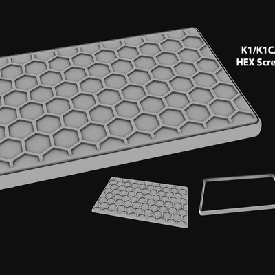 Nắp bảo vệ màn hình HEX cho K1 Series (K1/K1C/K1 Max)
