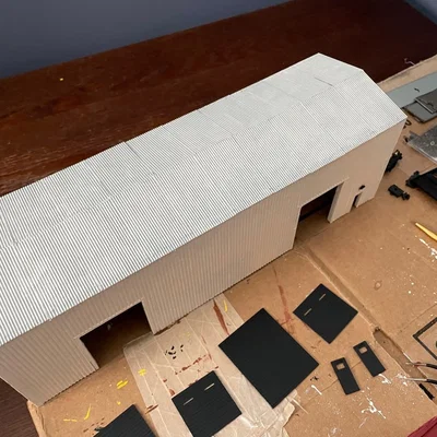 Tấm Mái Tôn Tỉ Lệ HO (HO Scale Corrugated Board)