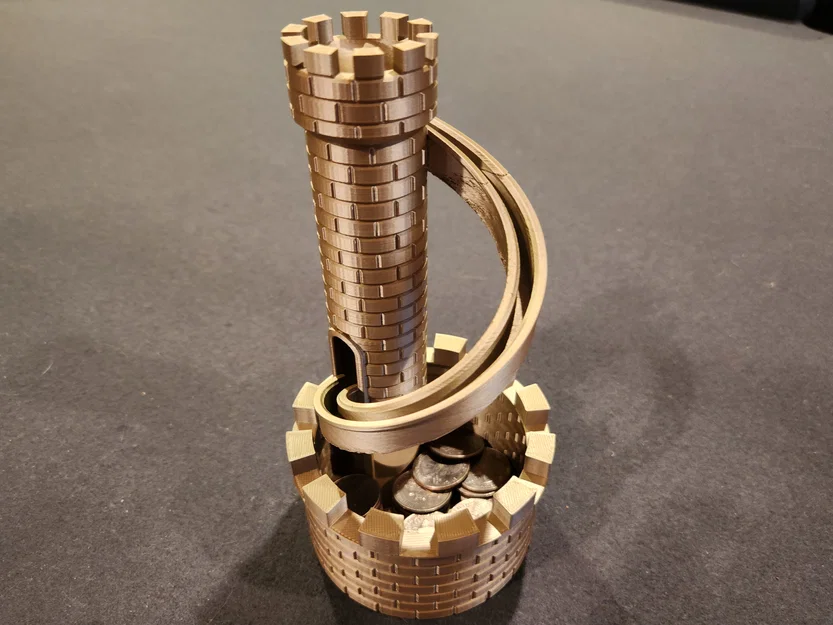 Lâu đài trượt xu cất tiền (Castle Slide Coin Storage) - Image 1