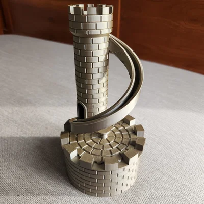 Lâu đài trượt xu cất tiền (Castle Slide Coin Storage)