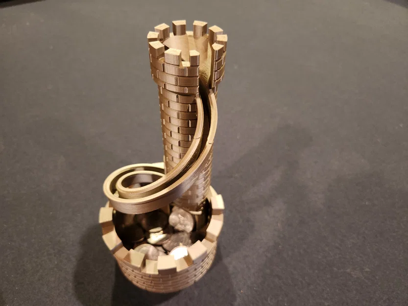Lâu đài trượt xu cất tiền (Castle Slide Coin Storage) - Image 3