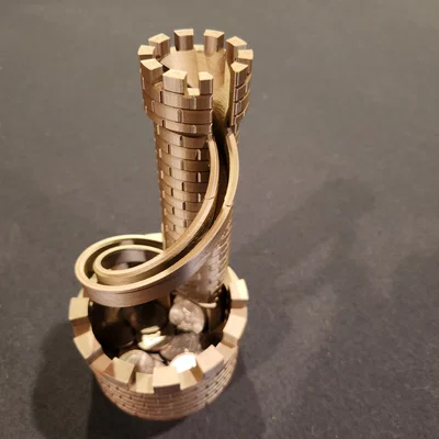Lâu đài trượt xu cất tiền (Castle Slide Coin Storage)