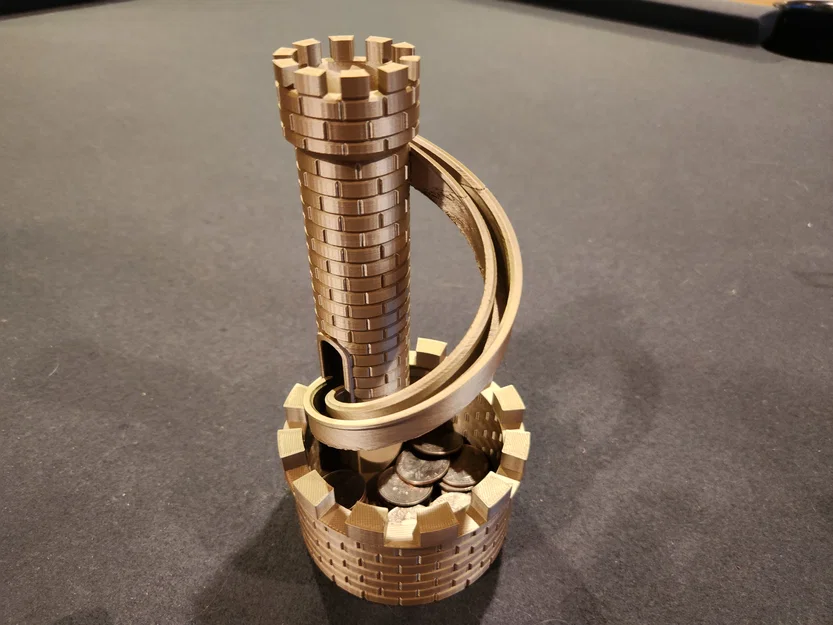 Lâu đài trượt xu cất tiền (Castle Slide Coin Storage) - Image 6