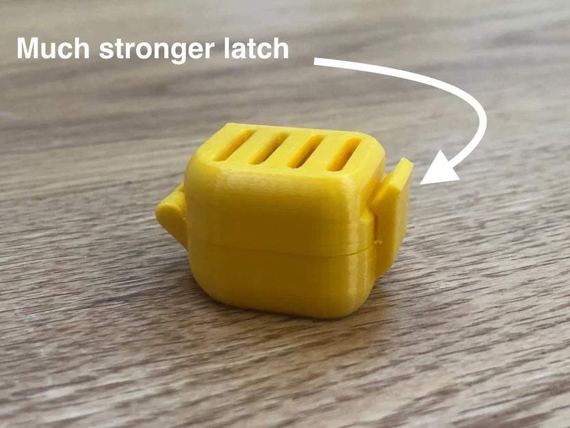 Hộp đầu bàn chải OralB - Latch đóng gia cố - Print-in-place dễ in - Image 4