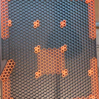Viền chữ nhật tiêu chuẩn cho Honeycomb Wall (Honeycomb wall standard rectangular border)