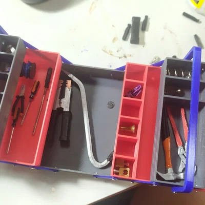 CAJA HERRAMIENTAS CRAWLER RC 1/10 – Hộp đồ nghề cho RC Crawler 1/10