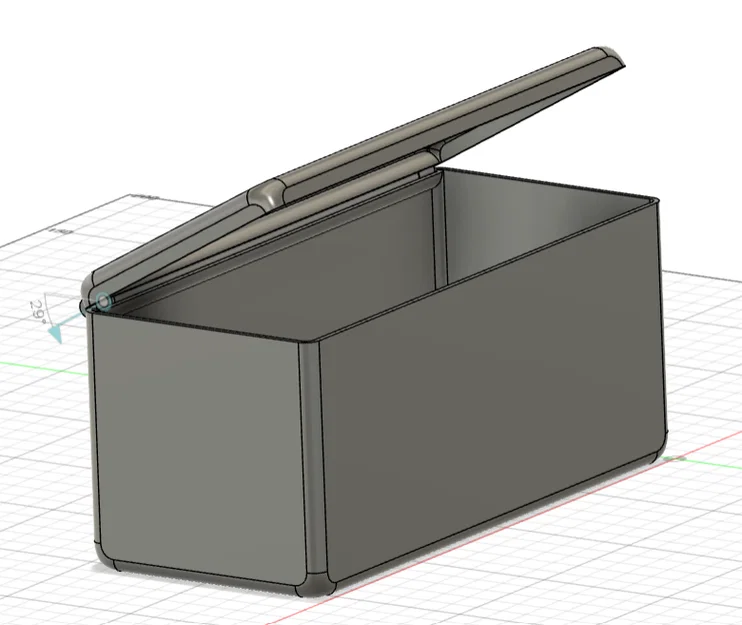 Hộp lưu trữ nắp bản lề (Aufbewahrungsbox mit Scharnierdeckel) - Image 1