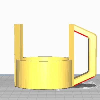 Tay cầm lon bia (Camping beer can holder) in 3D tiện lợi