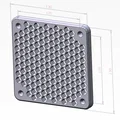 Lưới bảo vệ quạt tản nhiệt 120mm (Fan grid) thiết kế tổ ong M4 - Thumbnail 3