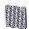 Lưới bảo vệ quạt tản nhiệt 120mm (Fan grid) thiết kế tổ ong M4 - Thumbnail 4