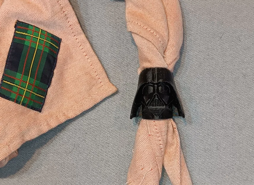 Vòng đeo khăn quàng cổ hình Darth Vader cho bé (3D Print) - Image 3
