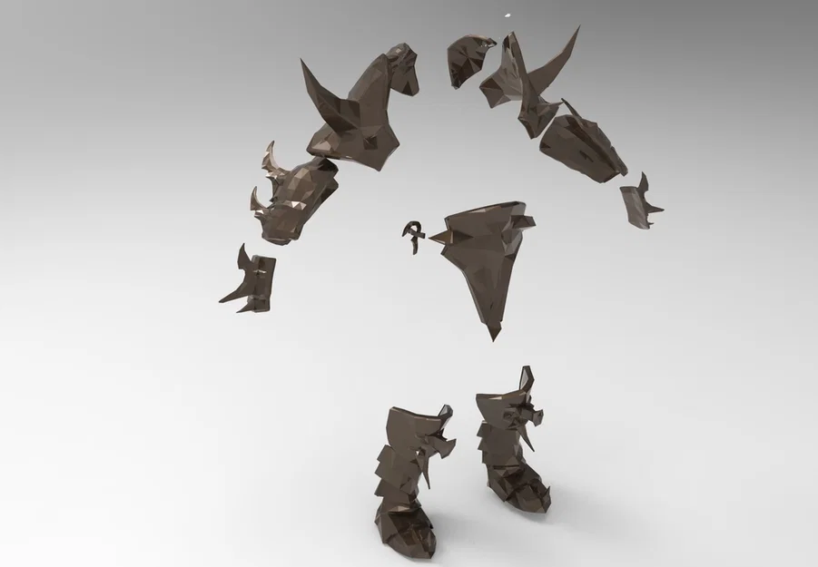 Mô hình giáp Berserker Orc ấn tượng cho Cosplay (STL File) - Image 16