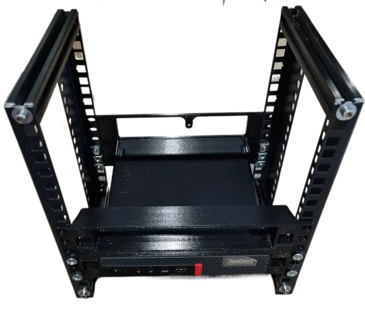 Bộ gắn rack 10 inch Lenovo Tiny (M720q) có khe Keystone - bản Short - Image 1