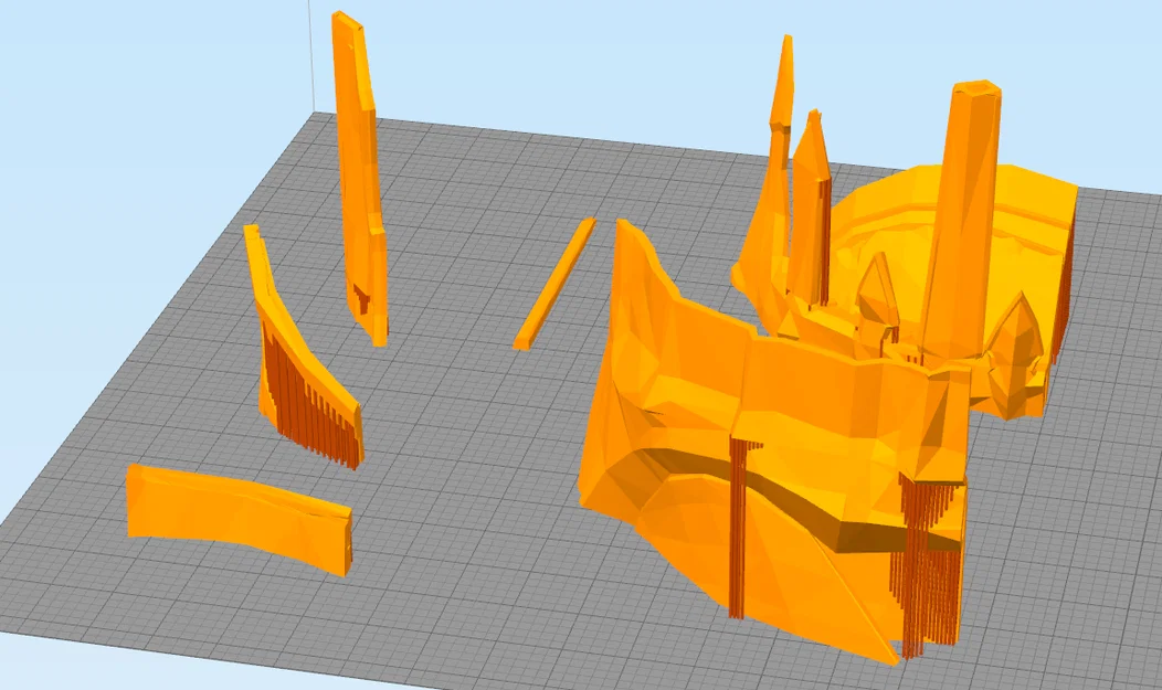 Giáp Sauron - Mũ Helmet - Image 18