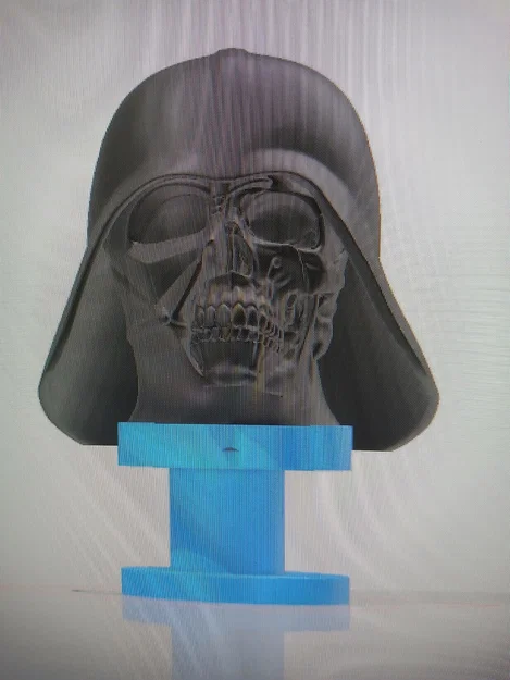 Mẫu in 3D Jibbitz hình đầu lâu Darth Vader cực ngầu cho dép Crocs - Image 1