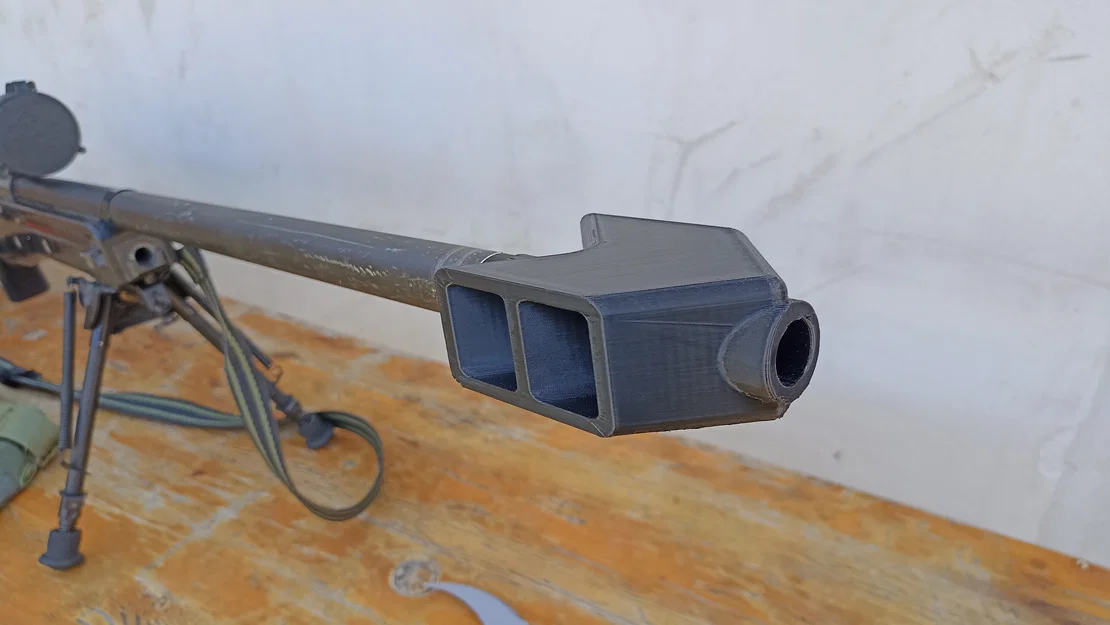 Ốp đầu nòng Airsoft phong cách Barrett Cal.50 cho WELL MB01 - Image 2