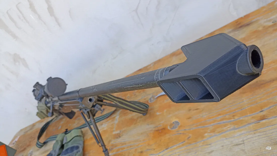 Ốp đầu nòng Airsoft phong cách Barrett Cal.50 cho WELL MB01 - Image 3