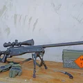 Ốp đầu nòng Airsoft phong cách Barrett Cal.50 cho WELL MB01 - Thumbnail 4