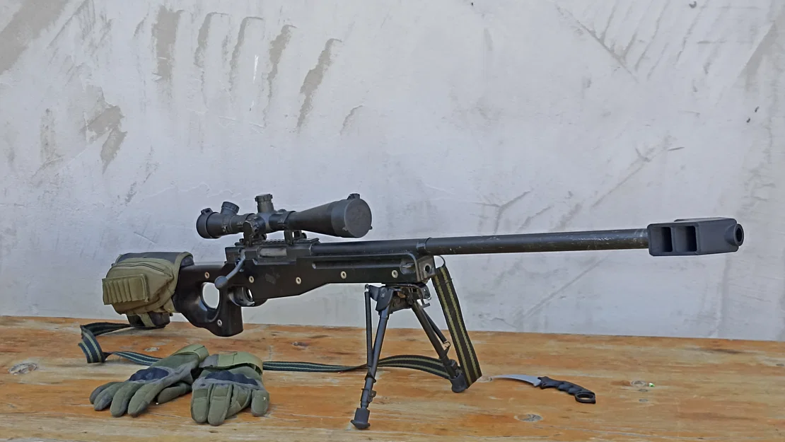 Ốp đầu nòng Airsoft phong cách Barrett Cal.50 cho WELL MB01 - Image 6