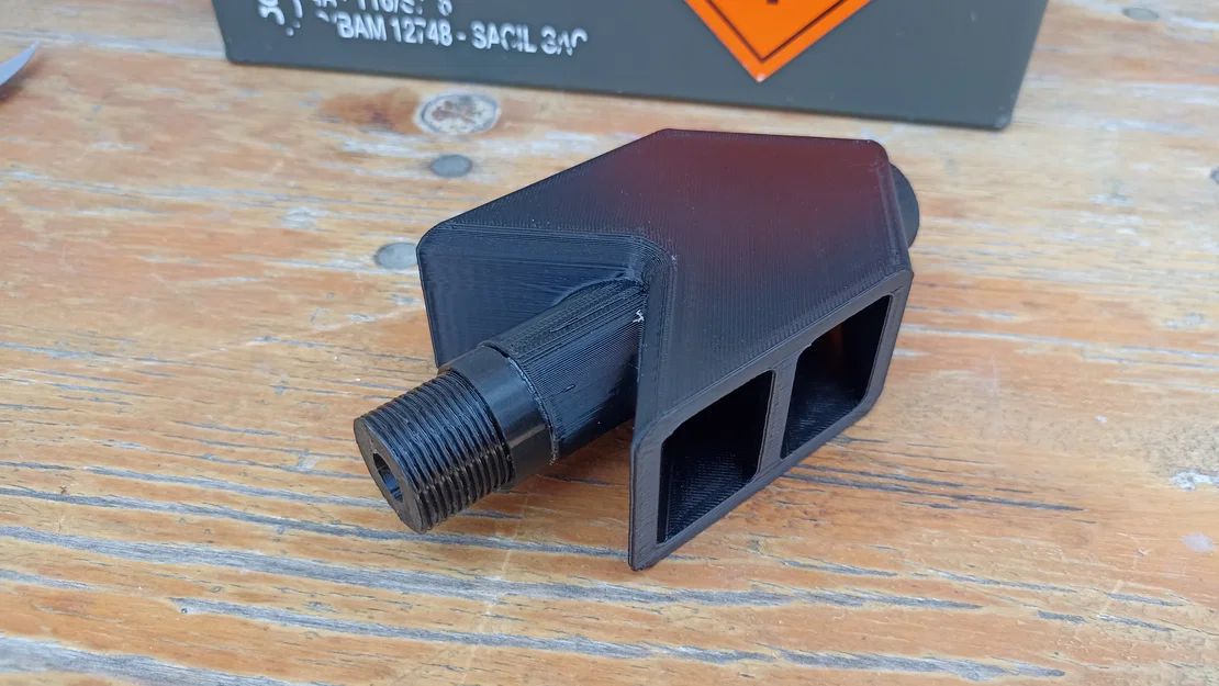 Ốp đầu nòng Airsoft phong cách Barrett Cal.50 cho WELL MB01 - Image 8