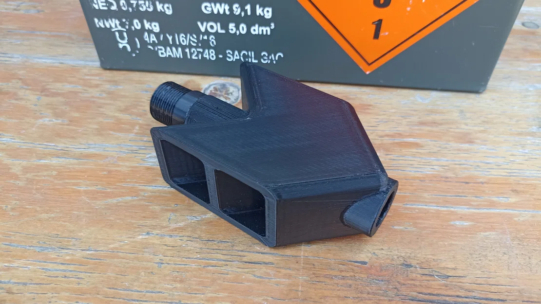 Ốp đầu nòng Airsoft phong cách Barrett Cal.50 cho WELL MB01 - Image 11