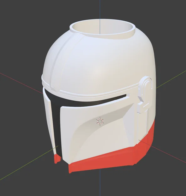 Ống đựng bút hình mũ Mandalorian (Mandalorian Helmet Pencil Holder) - Image 2