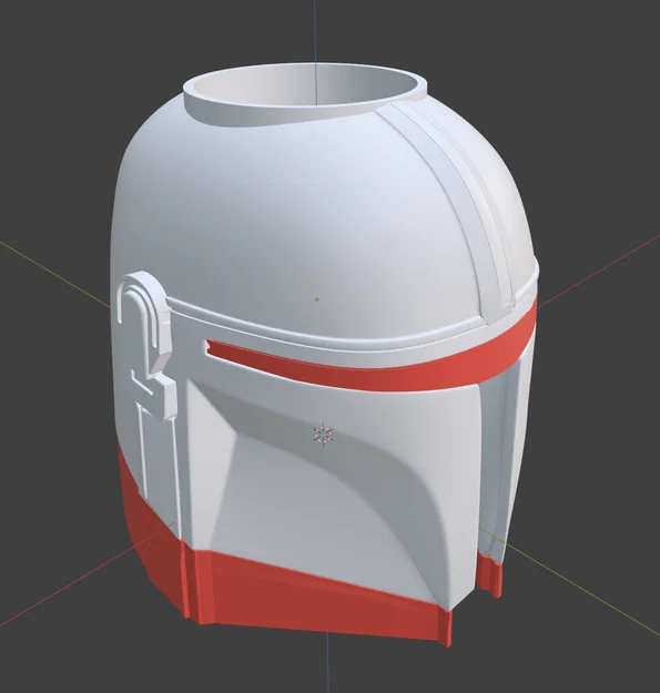 Ống đựng bút hình mũ Mandalorian (Mandalorian Helmet Pencil Holder) - Image 3