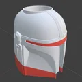 Ống đựng bút hình mũ Mandalorian (Mandalorian Helmet Pencil Holder) - Thumbnail 3