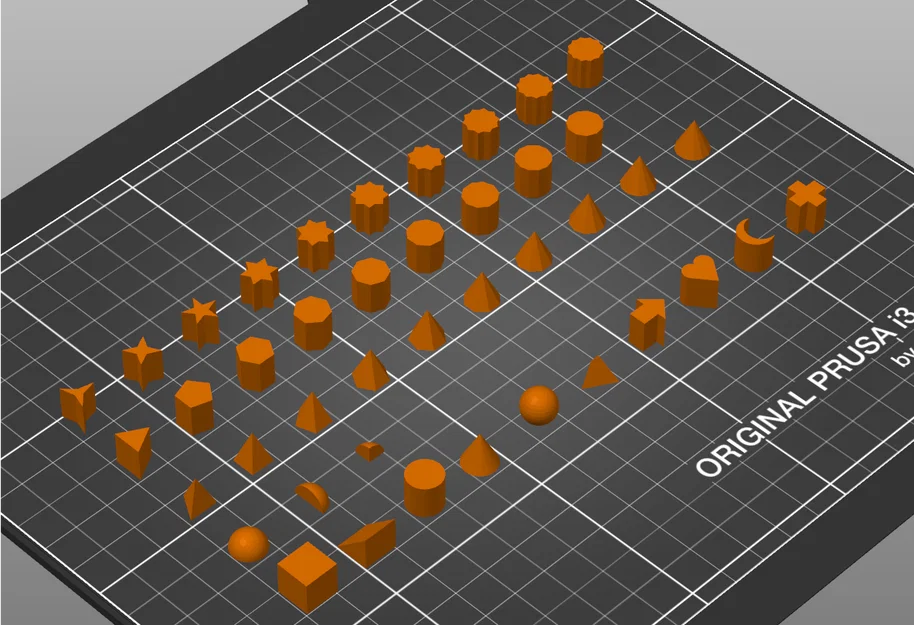 Bộ sưu tập các hình khối hình học 3D cơ bản (Basic Shapes) - Image 1