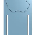 Thẻ đánh dấu trang sách hình logo Apple (Bookmark) in 3D độc đáo - Thumbnail 2