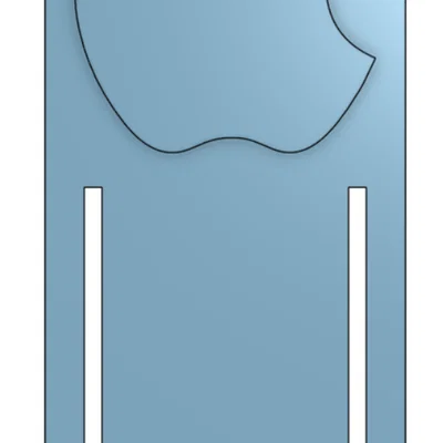Thẻ đánh dấu trang sách hình logo Apple (Bookmark) in 3D độc đáo