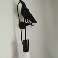 Đèn quạ kèm nhánh cây gắn tường - Thumbnail 1