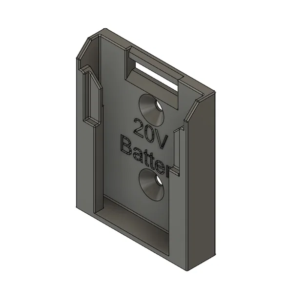 Giá treo tường cho pin DeWalt 20V - Thiết kế 3D gọn gàng - Image 1